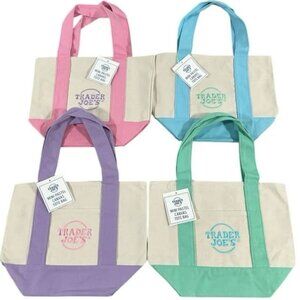 Trader Joe's Mini Totes-set Of 4